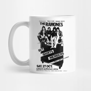 The Ramones Punk Flyer Mug